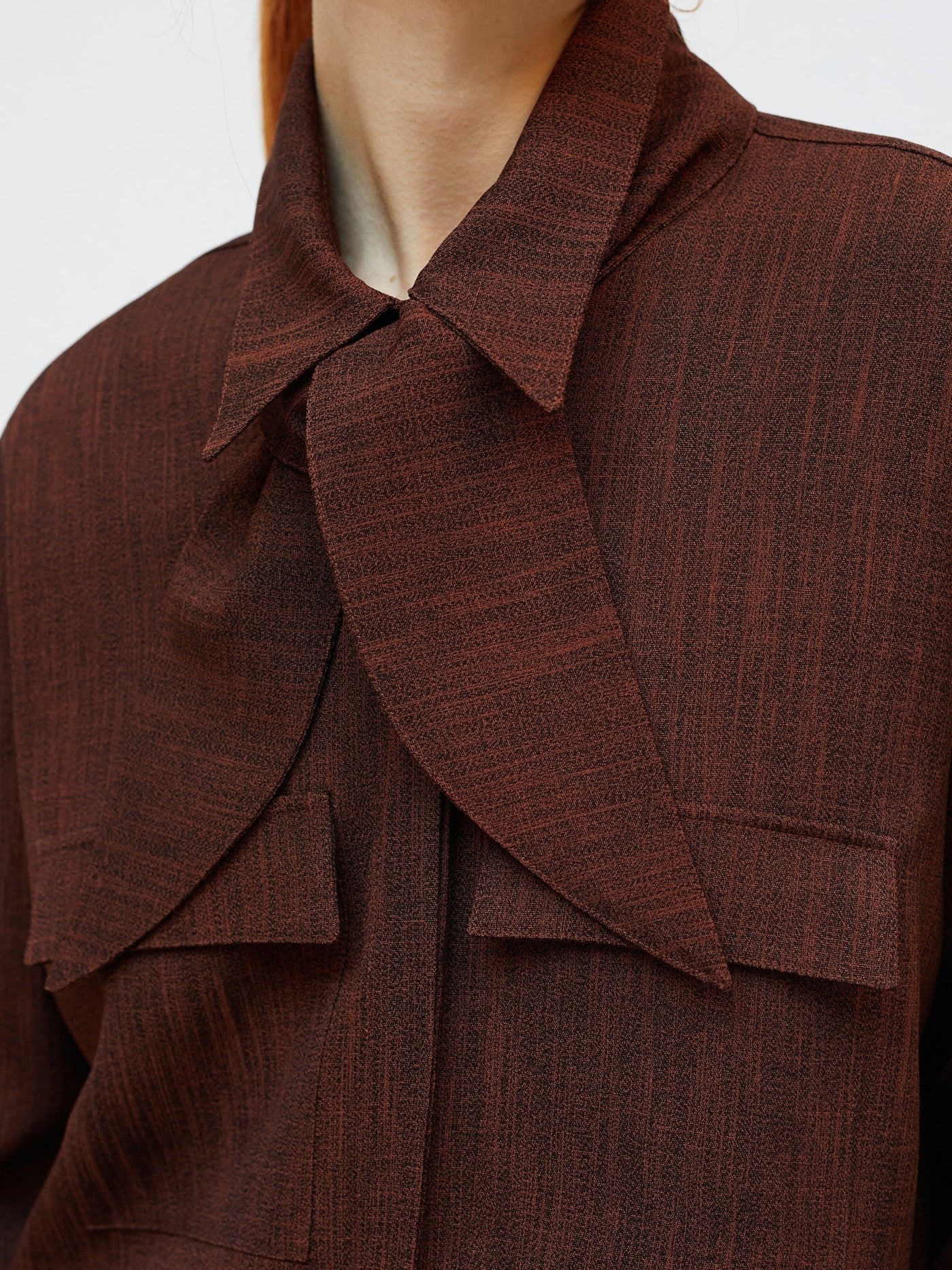 Chemise Écorce | Structured Wool Overshirt - VANHERÈEN