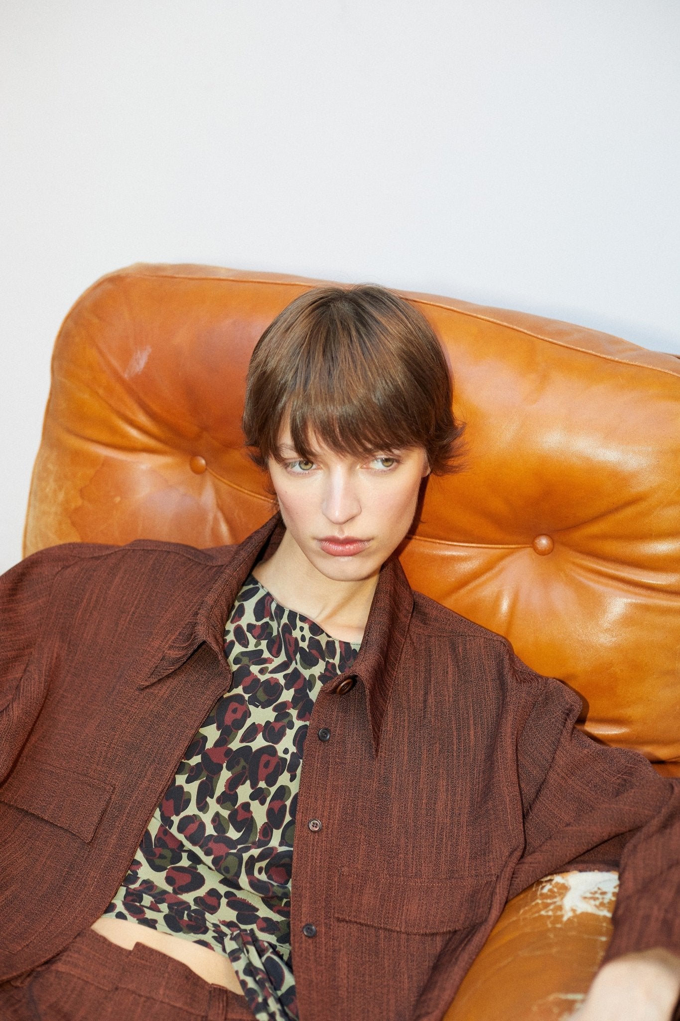 Chemise Écorce | Structured Wool Overshirt - VANHERÈEN