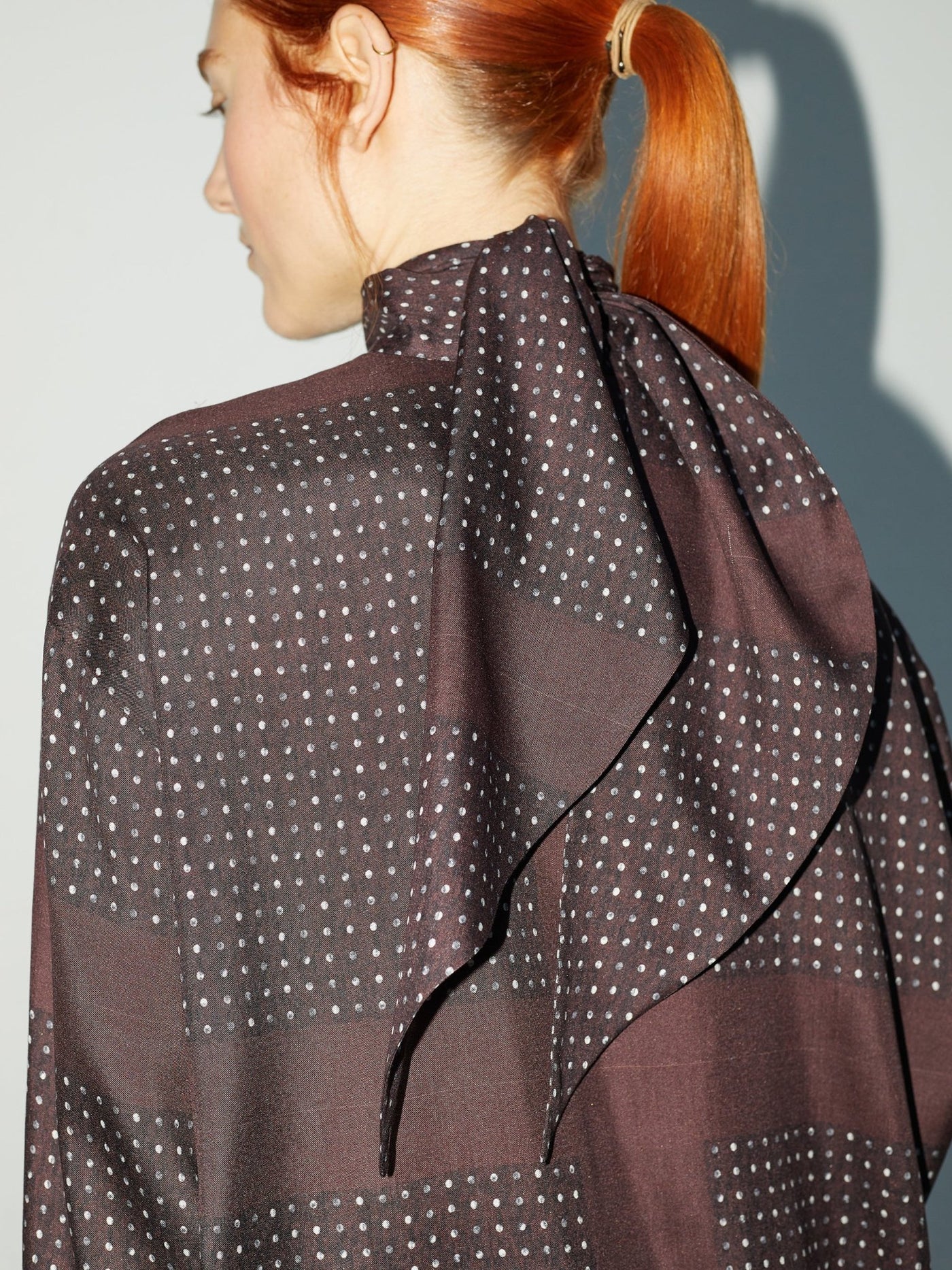 Chemise Séquence | Archive Silk - Wool Overshirt - VANHERÈEN