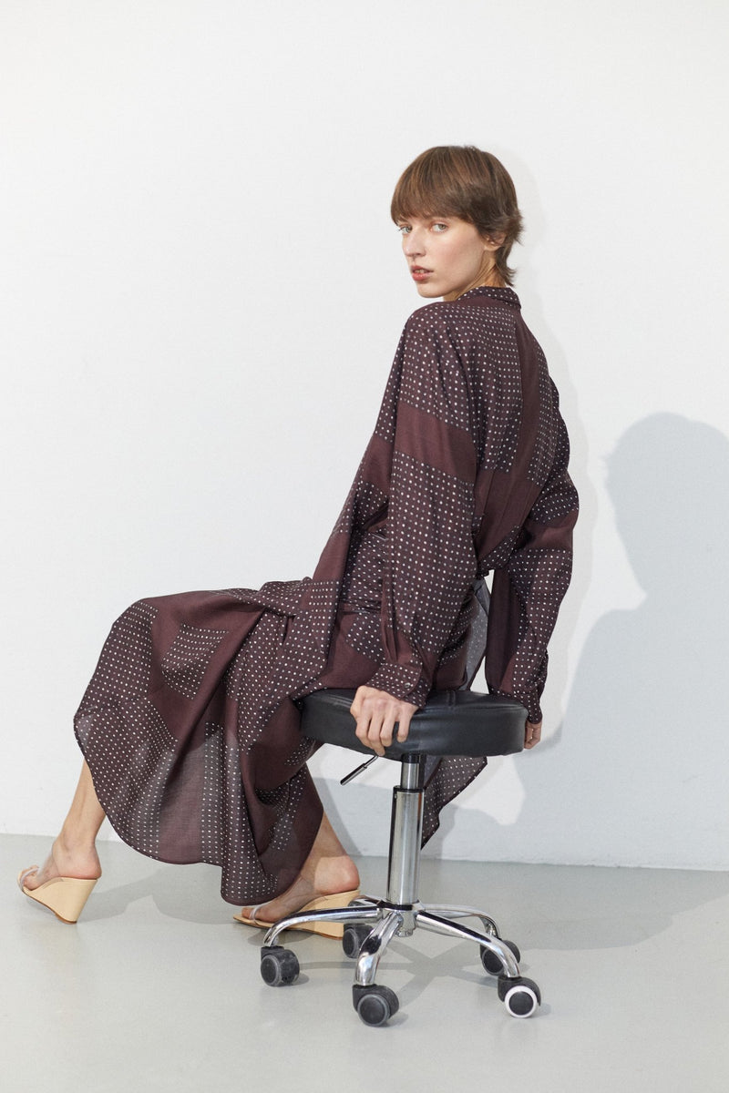 Jupe Séquence | 2 - in - 1 Silk - Wool Wrap Skirt & Dress - VANHERÈEN