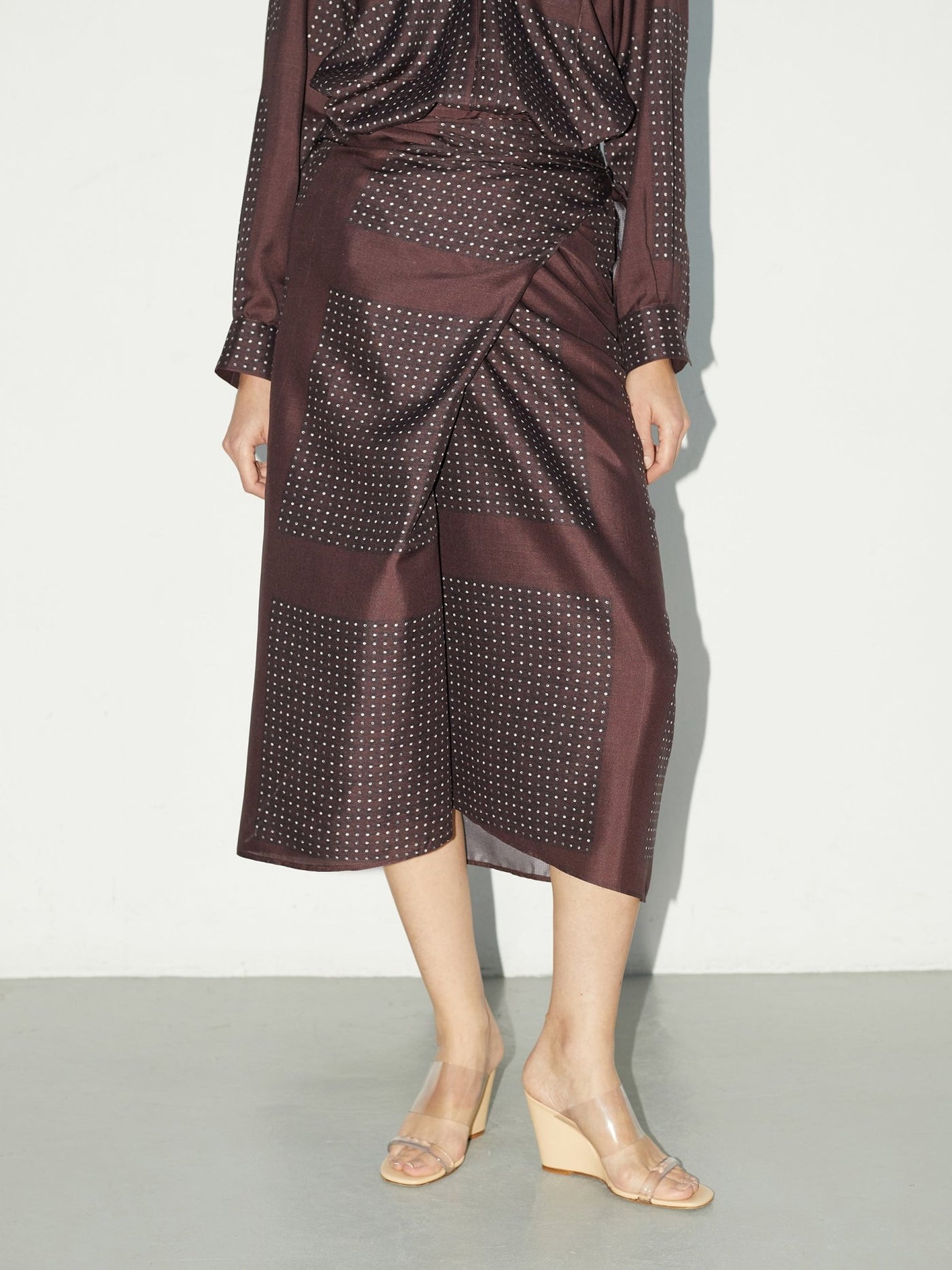 Jupe Séquence | 2 - in - 1 Silk - Wool Wrap Skirt & Dress - VANHERÈEN