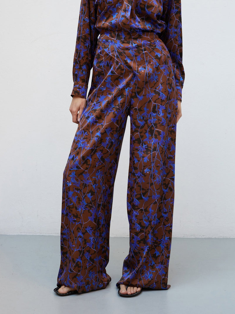 Linèa Drapè | Eco - Viscose Wide - Leg Trousers - VANHERÈEN